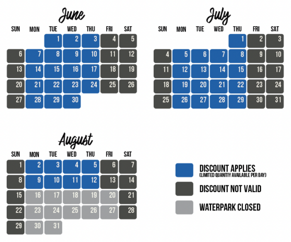 Discount Weekday Waterpark Tickets